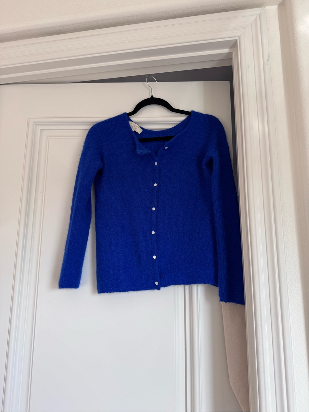 Sezane Gaspard Cardigan in Electric Blue - XS - Picture 4 of 8
